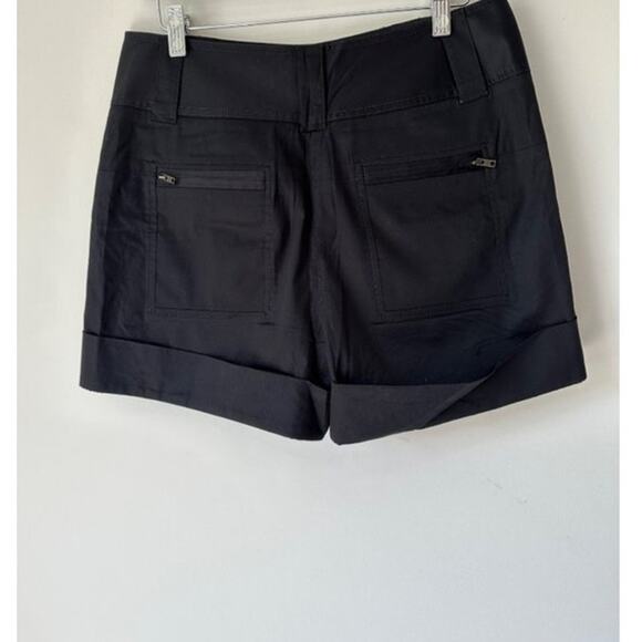 Diane Von Furstenberg DVF Carrie Dress Shorts Women’s 4 Navy High Waisted - Picture 2 of 9